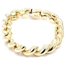 14K Gold Men's Bracelet| 23.50 Grams| Length 8"| 11.05MM ...