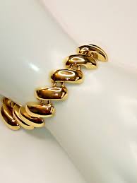 Vintage Premier Designs Gold Tone Linked Bracelet ~ 7 1/2 ...
