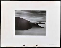 Lot - Gelatin Silver Print, Dunes, Oceano, Brett Weston