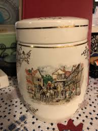 Sandland Ware Rare numbered tobacco jar with lid. Numbered 352 Lancaster & Sandl | eBay