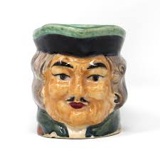 Pitchers / Jugs, Toby Jugs, Hand Painted Character Colonial ...