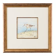 Chelsea House 'Sand Piper V' Framed Watercolor Painting ...