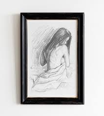 Female Nude ORIGINAL Artwork Pencil Drawing | Erotic Nude ...