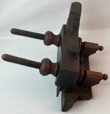 Sold at Auction: Antique c. 1870 Rosewood & Boxwood Owasco Tool Co. NY Handled Plow Plane