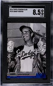 2014 Topps Stadium Club #151 Sandy Koufax SGC 8.5 NM MINT+ Dodgers HOF | eBay
