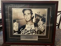 Sandy Koufax Four No Hitters Autographed 11x14 Framed Picture LA Dodgers Steiner | eBay