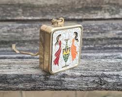 Vintage Music Box Pendant. Plays "love Story" . Gift for Mom ...