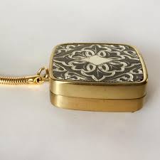 Sold at Auction: CLOVER: Vintage gold plated key chain with ...