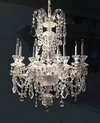 Artisan made by Frank Crescente 8 arm old world all crystal ...