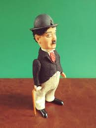 Scarce 1930's Schuco Tin Wind-up Charlie Chaplin Tinplate w ...