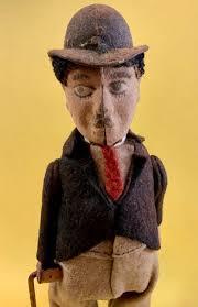 1930's Original Schuco Charlie Chaplin Wind up Tin Toy W ...