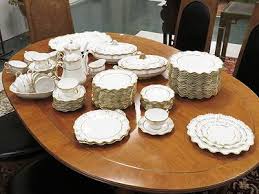 Set Royal Crown Derby "lombardy" Dinnerware