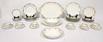 Haviland Limoges "clover Leaf" Porcelain Dinnerwar