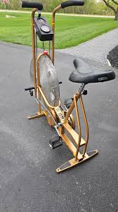 Vintage Gold Schwinn Air-Dyne Exercise Bike With Ergometer ...