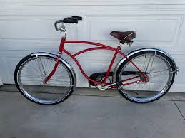 Sold - 1957 Schwinn beach cruiser bike 26 inch boys heavy weight balloon bicycle | Archive (sold or withdrawn) | The Classic and Antique Bicycle Exchange