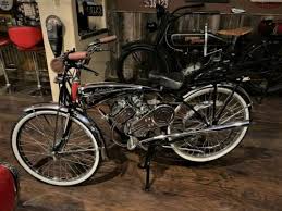 Vintage Schwinn Black Phantom Whizzer Motorized Bicycle | Stuff on eBay, Craigslist, Facebook etc. | The Classic and Antique Bicycle Exchange