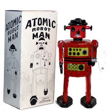 ATOMIC ROBOT MAN ROBOT Tin Toy Windup. St. John Limited ...