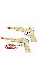 Amazon.com: Adventure Awaits! - 2-Pack Rubber Band Gun ...
