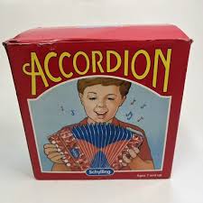 Vintage Schylling Kids Accordion Air Valve Instrument Folk ...