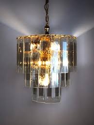 Veca Cascade Chandelier, Murano Glass, 3 Levels, Italy ...