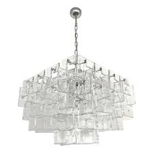 Italian Midcentury Interlocking Murano Chandelier by Carlo ...