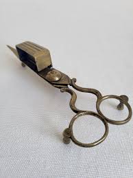 Antique French Brass Candle Snuffer: Retro Fireplace Decor ...