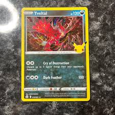 Yveltal 019/025 holo rare 25 anniversary - Never... | Depop