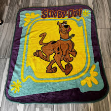 Vintage 2000 Scooby-Doo Fleece Throw Blanket Cartoon Network ...