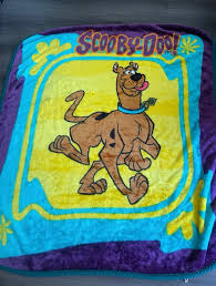 Vintage 1999 Scooby Doo Throw Blanket 50x60 Cartoon ...