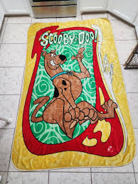 RARE! Vintage NOVATEX Scooby Doo Throw Blanket