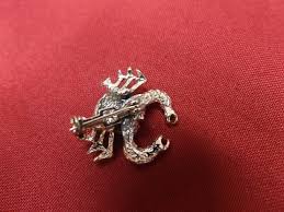 VINTAGE ADORABLE SMALL RHINESTONE ENAMEL ARTICULATNG CRAB GOLD TONE METAL BROOCH | eBay