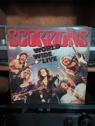 Scorpions from 1985 and their "World Wide Live" album!!