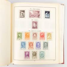 Sold at Auction: A complete book with Belgian postal stamps ...