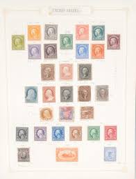 Sold at Auction: Stamps - early USA page, mint and fine used ...