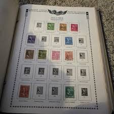 The All American Stamp Album 1960 MINKUS Over 350 Stamps ...