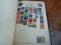 Vintage Stamp Album 500 World Stamps 1900s-1960s British ...