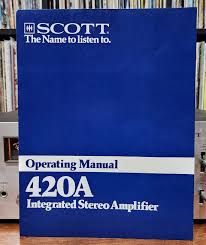 1979 Scott 420A Integrated Stereo Amplifier - CHECKERED RECORDS