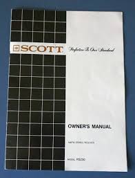 SCOTT RS-250 AM/FM Quartz Digital Synthesized Stereo ...