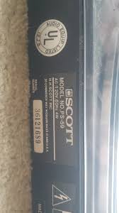 H.H. Scott PS-59 turntable amp? : r/turntables