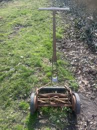 vintage push lawn mower reel mower Antique | eBay