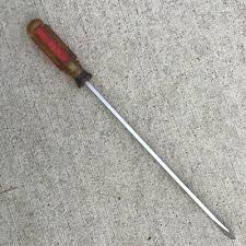Vintage 41585 12 Inch Slotted/Flat Screwdriver Craftsman USA | eBay