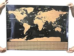 Giftown Deluxe Detailed Sratch Off World Map Of Uk Us | Desertcart Belize