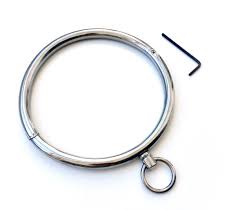 Eternity Collar BDSM Jewellery — Locking Day Collar With O ...