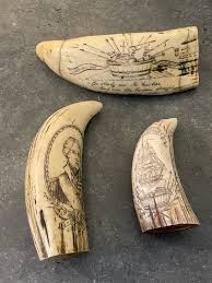 Rare dated 1862 3 sperm whale tooth scrimshaw resin replica history collection | eBay