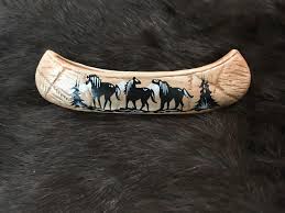 SIGNED Authentic Navajo Hand Painted Pottery Native American Indian Pottery Canoe America Southwest Art Navajo Art & Collectible Horses - Etsy