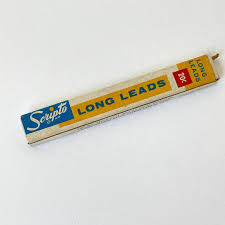 Scripto Long Leads Red Vintage Office Supplies Mechanical ...