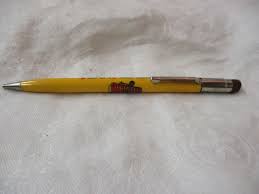 Vintage Scripto yellow Mechanical Pencil Advertising Pfister ...