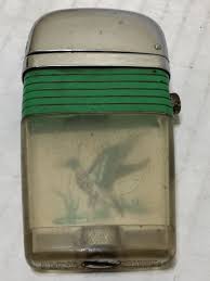 Vintage Scripto VU Lighter - FLYING DUCK with Green Band ...
