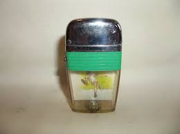 VINTAGE SCRIPTO VU LIGHTER GREEN BAND TENNIS PLAYER | eBay