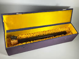 煙管 中国煙道具 手型キセル 煙草道具 彫刻 置物 長さ約48cm ...